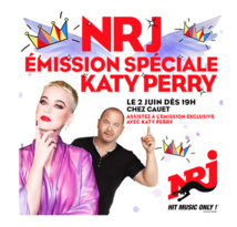 La chanteuse Katy Perry chez Cauet sur NRJ