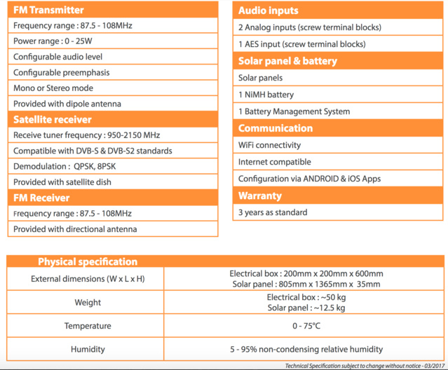 Un réémetteur solaire pour WorldCast Un réémetteur solaire pour WorldCast