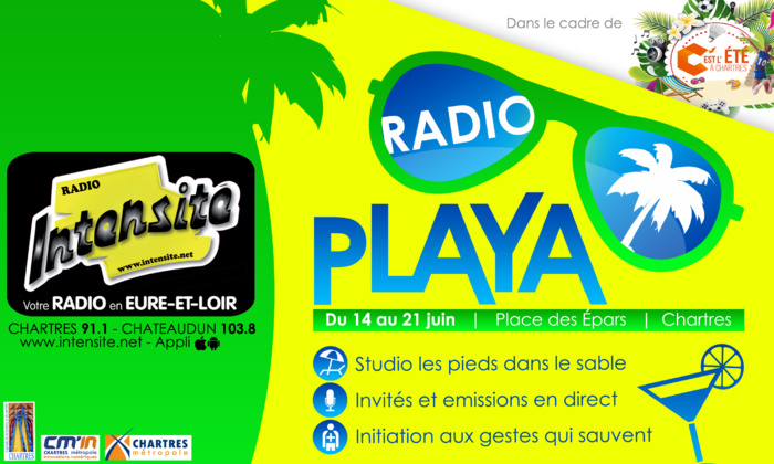 Jusqu'au 21 juin, Radio Intensité devient Radio Playa