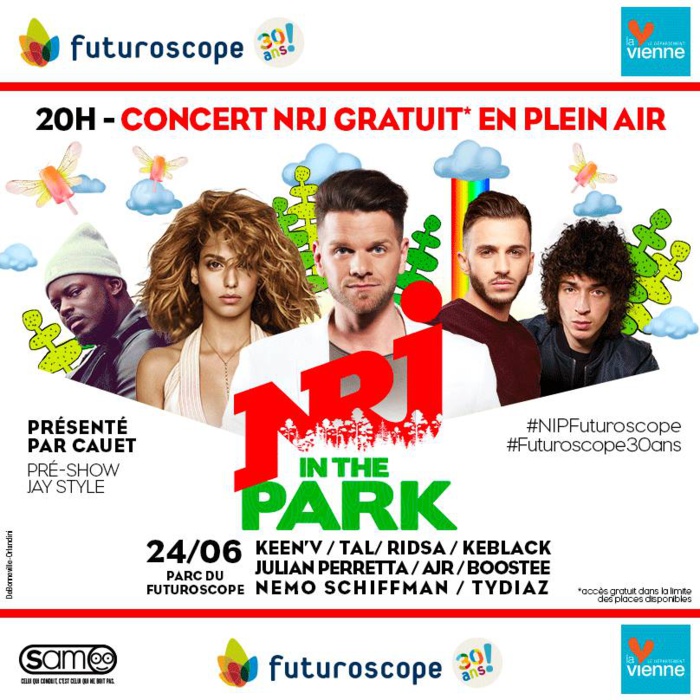NRJ In The Park s'installe au Futuroscope NRJ In The Park s'installe au Futuroscope