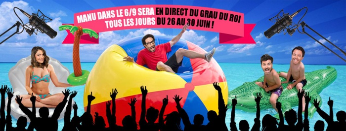 Manu Levy réveille les auditeurs depuis le Grau-du-Roi Manu Levy réveille les auditeurs depuis le Grau-du-Roi