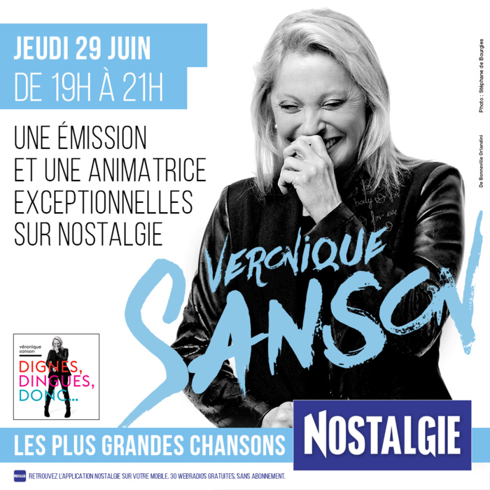 Nostalgie accueille Véronique Sanson Nostalgie accueille Véronique Sanson
