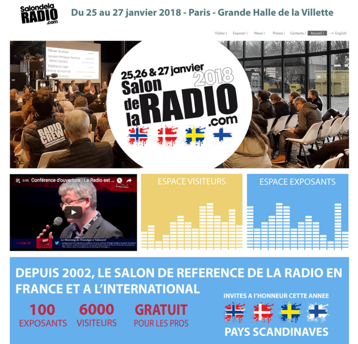 Un nouveau site web pour le Salon de la Radio Un nouveau site web pour le Salon de la Radio