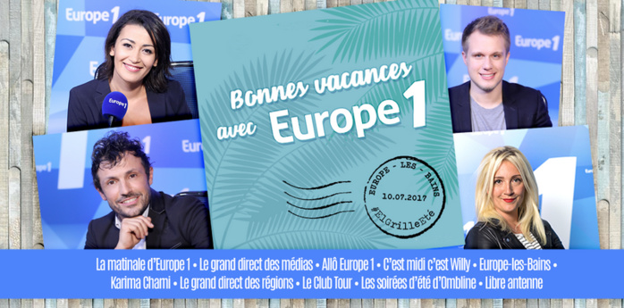 C'est l'été jusqu'au 27 août sur Europe 1 C'est l'été jusqu'au 27 août sur Europe 1