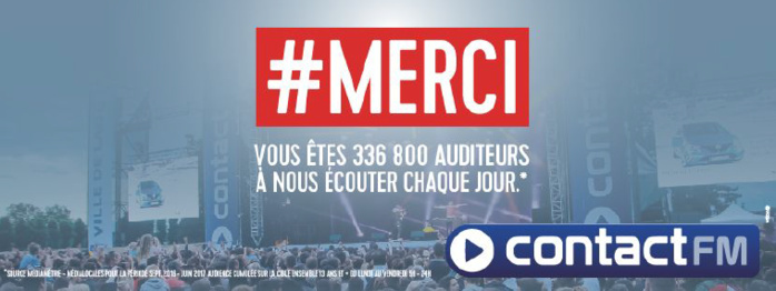 Contact FM dans le Top 3 des régionales les plus écoutées Contact FM dans le Top 3 des régionales les plus écoutées