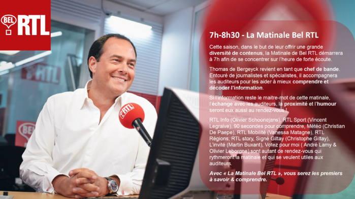 Bel RTL : les auditeurs plus que jamais au cœur des programmes Bel RTL : les auditeurs plus que jamais au cœur des programmes