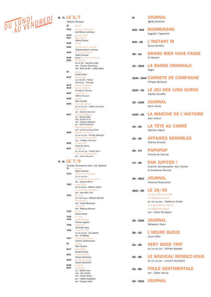 C'est aussi la rentrée sur France Inter C'est aussi la rentrée sur France Inter