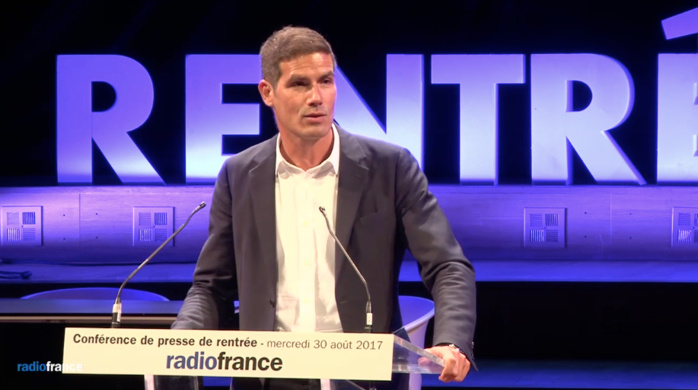 Mathieu Gallet, ce matin au Studio 104, a lancé la nouvelle saison de Radio France