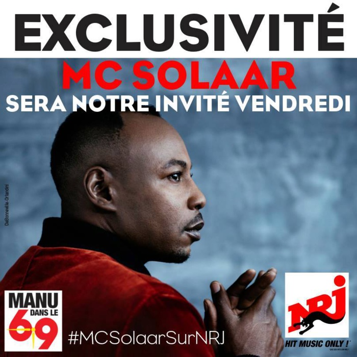 MC Solaar revient à la radio sur NRJ MC Solaar revient à la radio sur NRJ