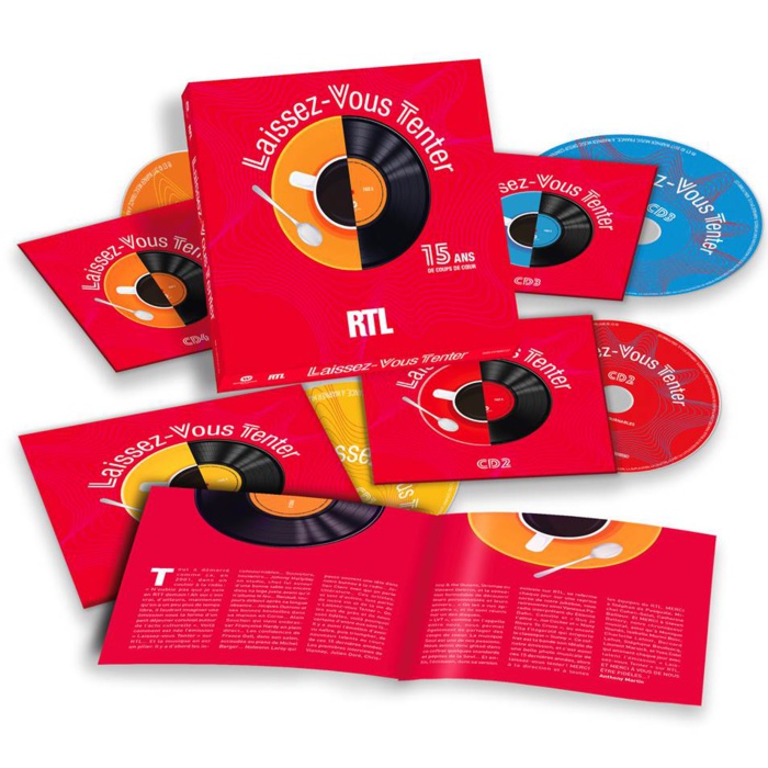 RTL : l'émission "Laissez-vous Tenter" dans un coffret de 4 CD RTL : l'émission "Laissez-vous Tenter" dans un coffret de 4 CD