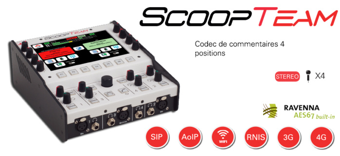 Le "ScoopTeam" présenté à l'IBC Le "ScoopTeam" présenté à l'IBC