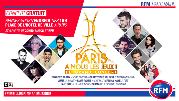 RFM célèbre l’obtention des JO par Paris RFM célèbre l’obtention des JO par Paris