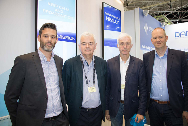 Actionnaires principaux de Digigram (de gauche à droite) : Raphaël TRIOMPHE (Directeur produit), Eric LE BIHAN, Didier TRANCHIER, Jérémie WEBER (PDG)