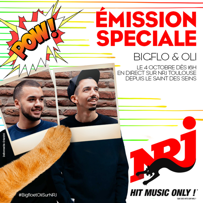 NRJ s’installe avec BigFlo & Oli à Toulouse NRJ s’installe avec BigFlo & Oli à Toulouse