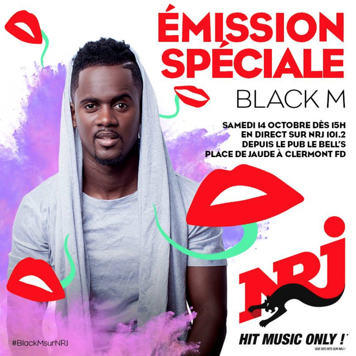 NRJ invite Black M à Clermont-Ferrand