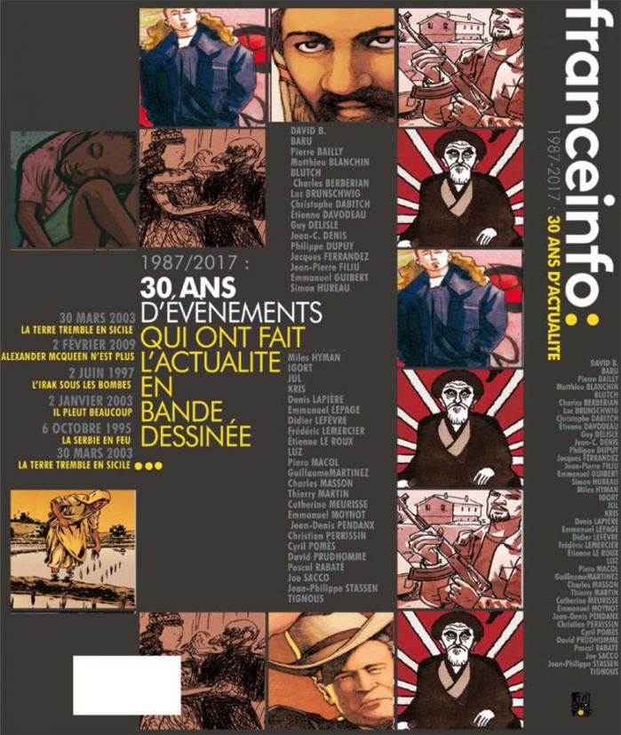 "franceinfo: 30 ans d’actualité" dans une BD "franceinfo: 30 ans d’actualité" dans une BD