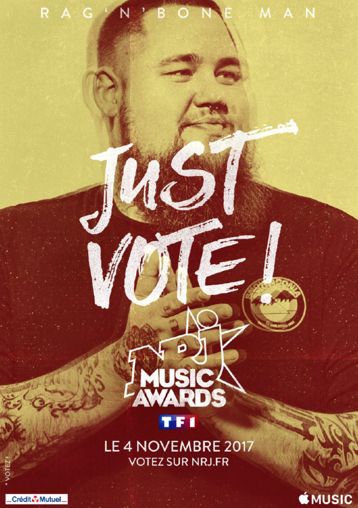 Rag'N'Bone Man aux NRJ Music Awards Rag'N'Bone Man aux NRJ Music Awards
