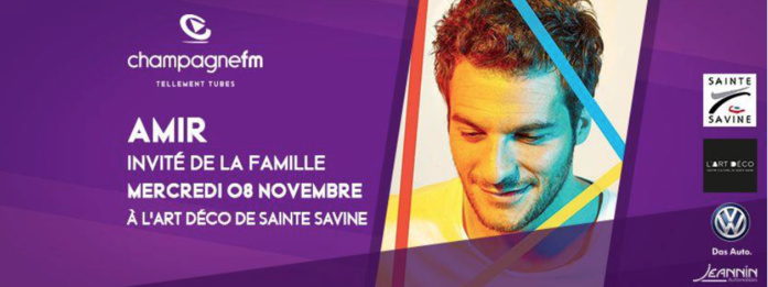 Champagne FM reçoit le chanteur Amir Champagne FM reçoit le chanteur Amir