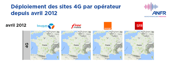 Plus de 37 500 sites 4G autorisés par l’ANFR en France Plus de 37 500 sites 4G autorisés par l’ANFR en France