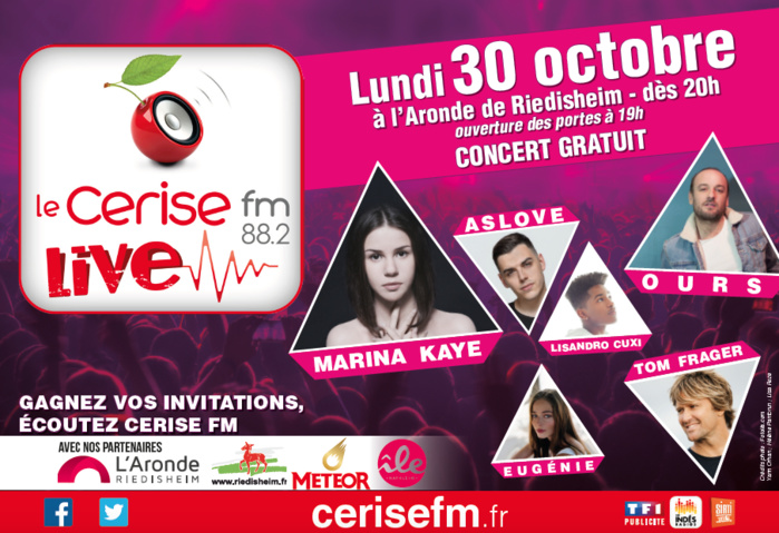 Plus de 1 000 auditeurs au concert de Cerise FM Plus de 1 000 auditeurs au concert de Cerise FM