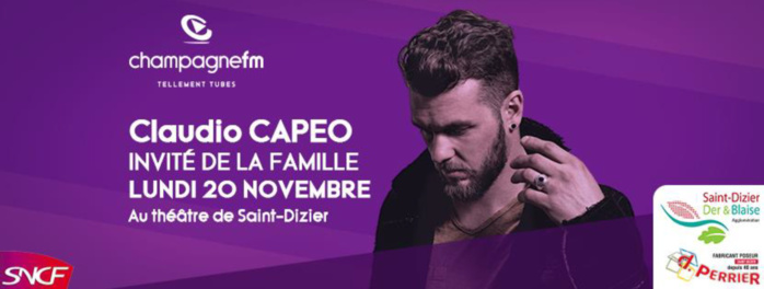 Champagne FM invite Claudio Capéo Champagne FM invite Claudio Capéo