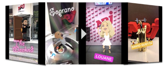 Des Bitmojis en réalité augmentée sur NRJ Des Bitmojis en réalité augmentée sur NRJ
