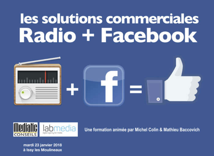 Apprenez à vendre des offres "Radio + Facebook" Apprenez à vendre des offres "Radio + Facebook"