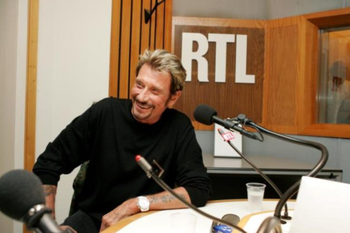 Johnny Hallyday était un habitué des studios de la Rue Bayard © Abaca Press pour RTL Johnny Hallyday était un habitué des studios de la Rue Bayard © Abaca Press pour RTL