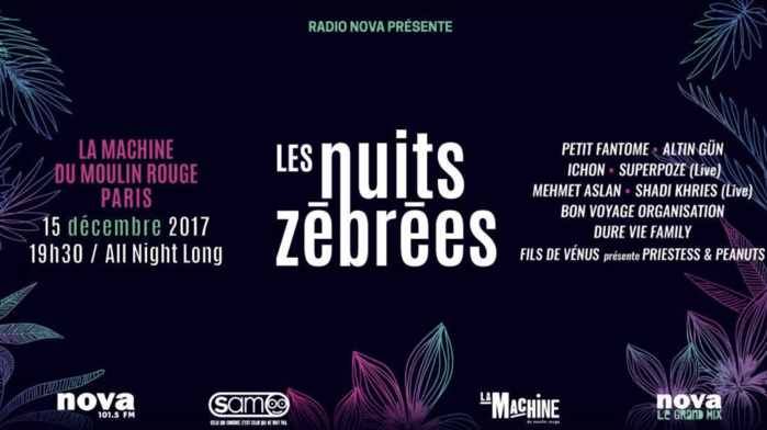 "Les Nuits Zébrées" de Radio Nova
