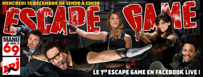 Un "Escape Game" dans studios de NRJ Un "Escape Game" dans studios de NRJ