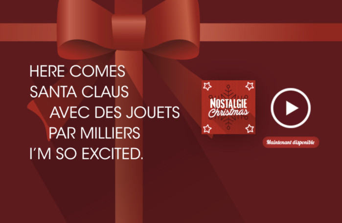 Une webradio de Noël de pour Nostalgie Belgique Une webradio de Noël de pour Nostalgie Belgique