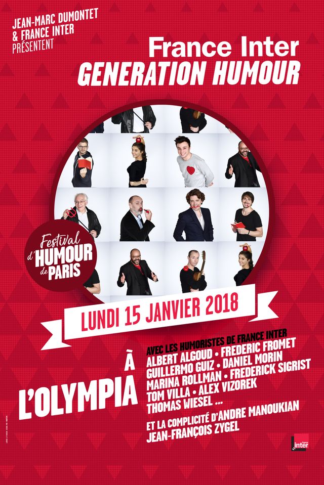 Les humoristes de France Inter sur scène à L'Olympia