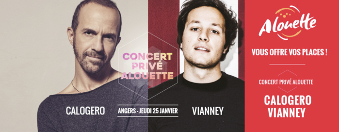 Alouette réunit Calogero et Vianney sur une même scène Alouette réunit Calogero et Vianney sur une même scène