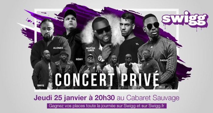 Swigg organise un concert privé Swigg organise un concert privé