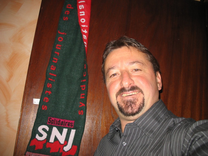 Vincent Lanier milite pour que les salariés des radios privées se syndiquent. © SNJ