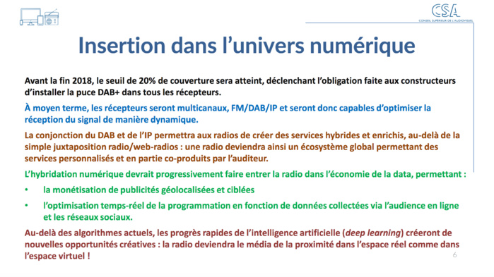 Le DAB+ en France : ce sera "vite et viable" selon le CSA Le DAB+ en France : ce sera "vite et viable" selon le CSA