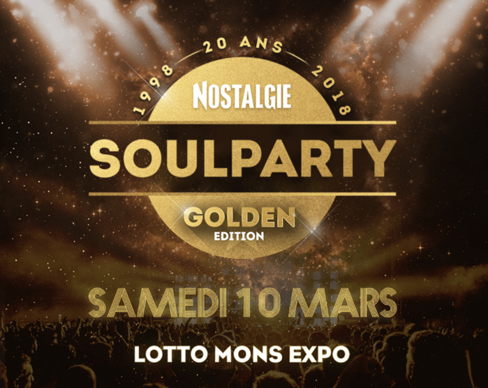 Nostalgie Belgique : "Soulparty" fête ses 20 ans Nostalgie Belgique : "Soulparty" fête ses 20 ans