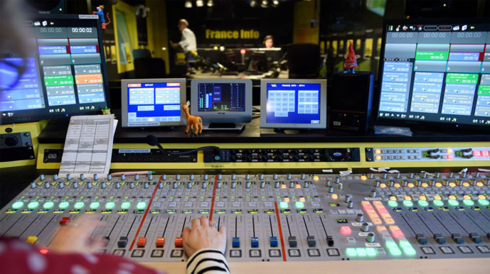 Un studio de franceinfo © Christophe Abramowitz Un studio de franceinfo © Christophe Abramowitz