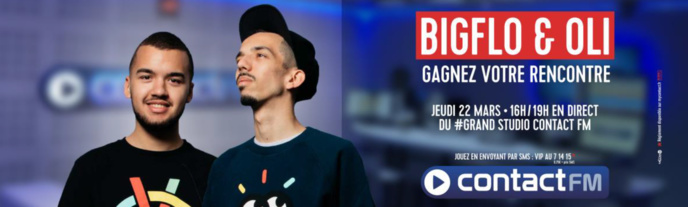 Bigflo & Oli dans les studios de Contact FM Bigflo & Oli dans les studios de Contact FM
