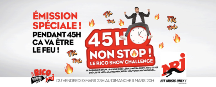45 heures d'émission pour Aymeric Bonnery sur NRJ 45 heures d'émission pour Aymeric Bonnery sur NRJ