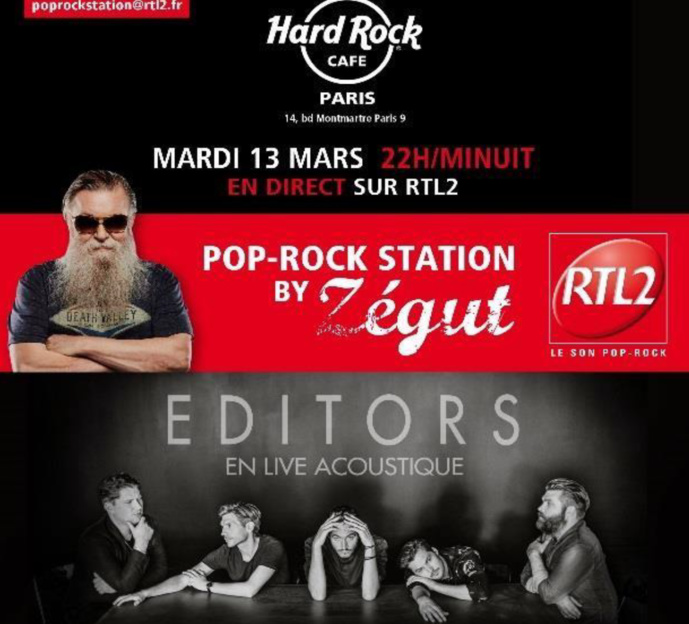 "Pop Rock Station By Zegut" s'installe au Hard Rock Café