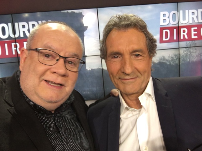 Jean-Jacques Bourdin commente un match sur RMC Jean-Jacques Bourdin commente un match sur RMC