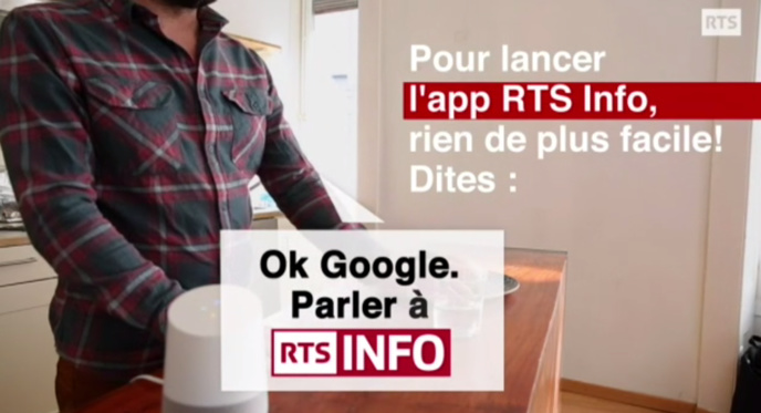 RTS Info lance la première application média pour assistant vocal RTS Info lance la première application média pour assistant vocal