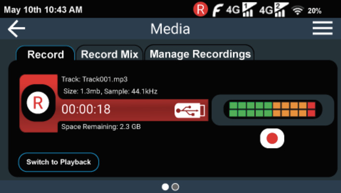 Le codec ViA propose une fonction "enregistrement" Le codec ViA propose une fonction "enregistrement"