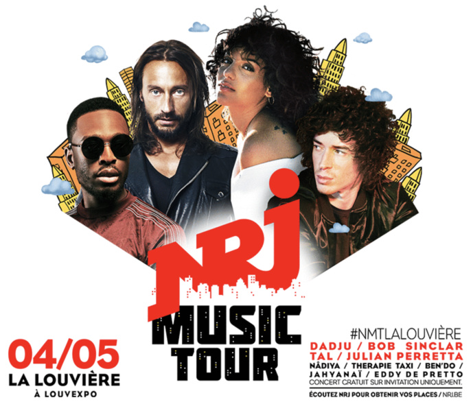 Nouveau concert NRJ Music Tour en Belgique Nouveau concert NRJ Music Tour en Belgique