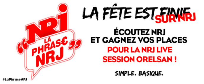 Orelsan pour une NRJ Live Session à Paris Orelsan pour une NRJ Live Session à Paris