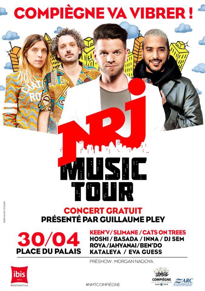 NRJ Music Tour fait étape à Compiègne
