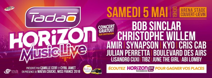 Le concert "Tadao-Horizon Music Live" est complet Le concert "Tadao-Horizon Music Live" est complet