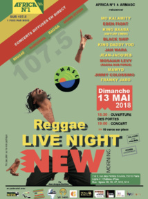 Africa n°1 au New Morning ce 13 mai Africa n°1 au New Morning ce 13 mai