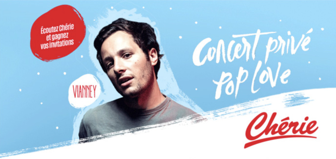 Vianney en concert "Pop Love" avec Chérie Vianney en concert "Pop Love" avec Chérie